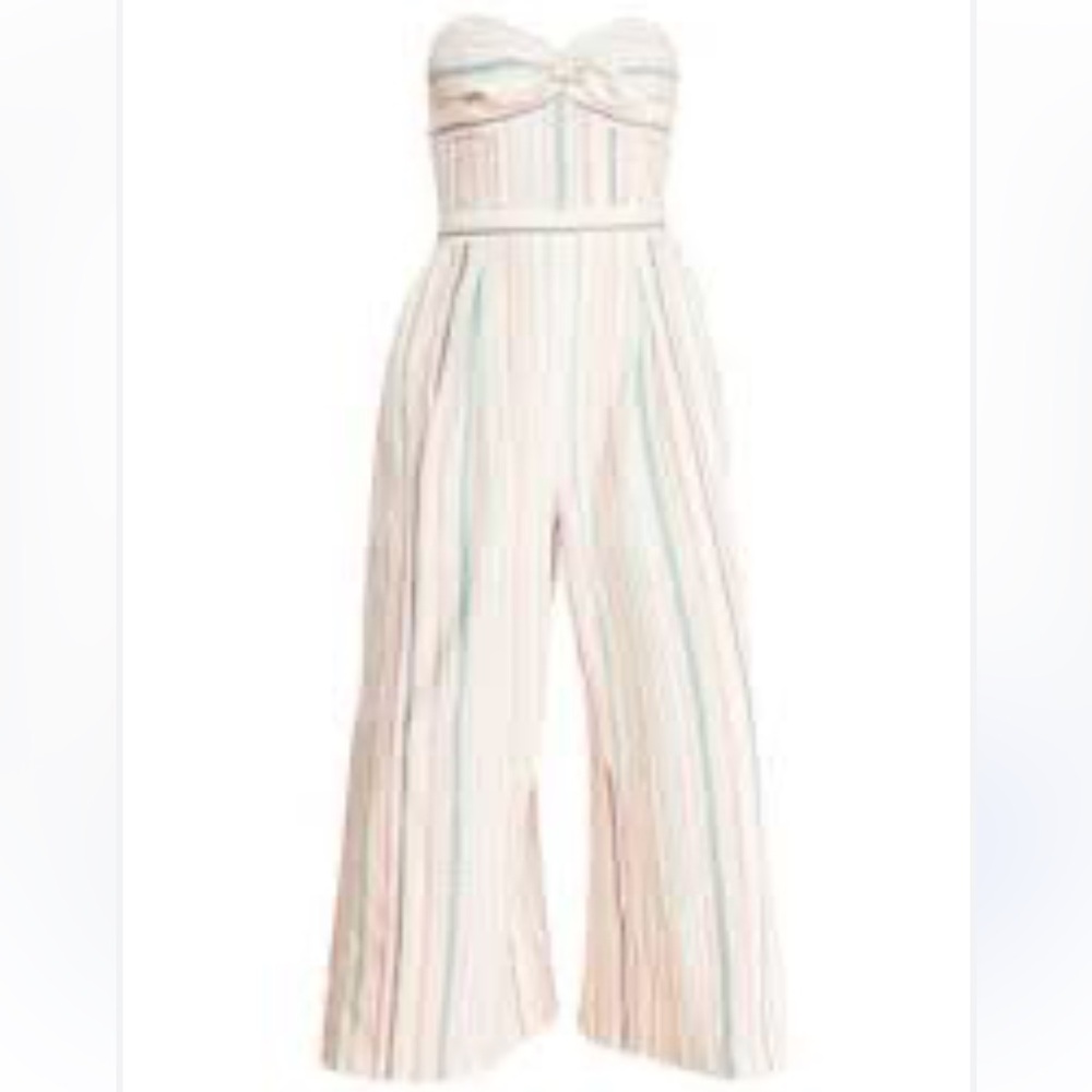 Parker Multicolor Strapless Jumpsuit - Picture 4 of 16